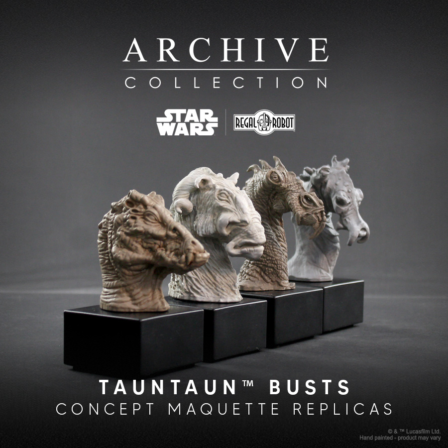 Tauntaun™ Busts Concept Maquette Replicas – Phil Tippett Signature