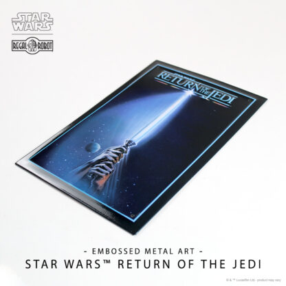 Return of the Jedi poster with Luke's lightsaber