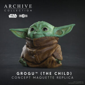 Concept maquette prop replica of Grogu aka The Child from Mandalorian