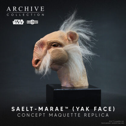 Yak Face prop replica bust based on the original concept maquette