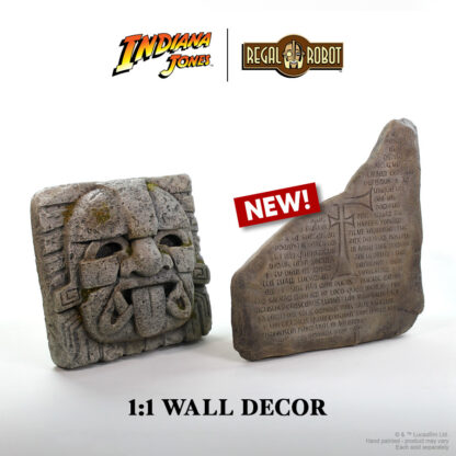 wall decor from Raiders of the Lost Ark and Indiana Jones and the Last Crusade