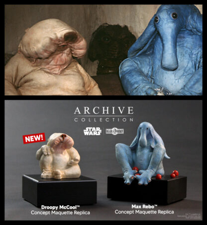 Max Rebo band from Star Wars - miniature maquette sculptures and figures