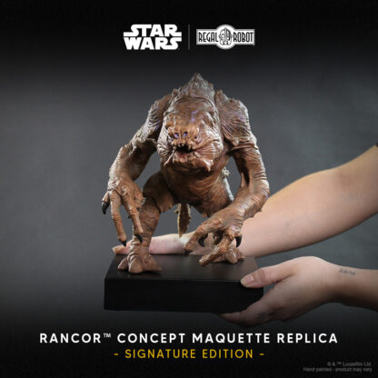 Phil Tippett autographed Rancor statue figure