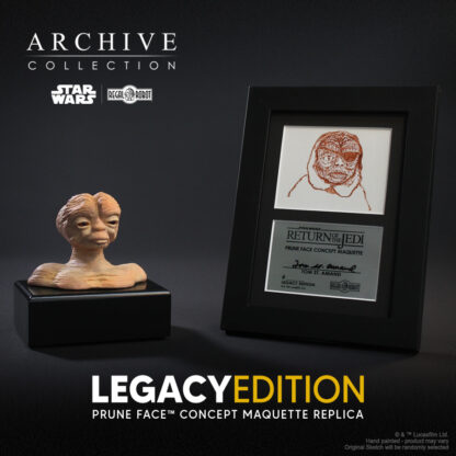 Star Wars Archive Collection prop replicas of concept maquettes from Return of the Jedi