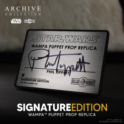 Phil Tippett autograph Hoth Wampa bust