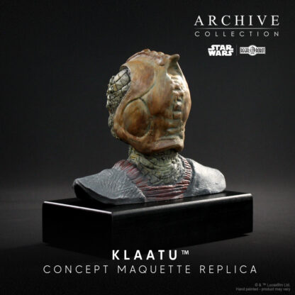 Star Wars Klaatu bust from Return of the Jedi based on the original concept maquette