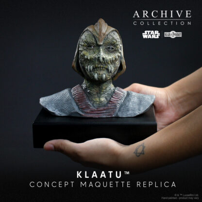 Star Wars Klaatu bust from Return of the Jedi based on the original concept maquette