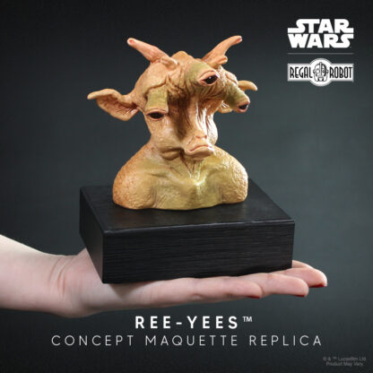 prop replica Return of the Jedi Ree-Yees creature concept maquette