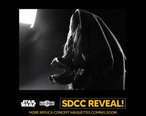 Ephant Mon maquette sculpture by Phil Tippett