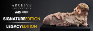 Replica Jabba the Hutt concept statue by Phil Tippett for Return of the Jedi