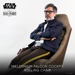 Rolling Han Solo desk chair by Regal Robot