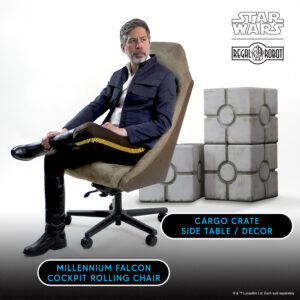 Rolling Han Solo desk chair by Regal Robot