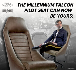 official Star Wars Millennium Falcon office chair.