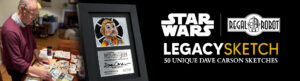 Nien Nunb sketch or drawing by ILM's Dave Carson