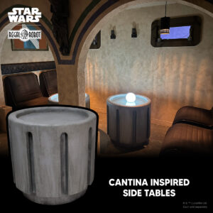 custom cantina home theater props and furniture