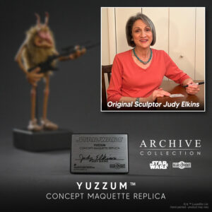 Yuzzum concept maquette replica as seen in the making of Star Wars Return of the Jedi