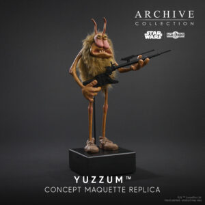 Yuzzum concept maquette replica as seen in the making of Star Wars Return of the Jedi