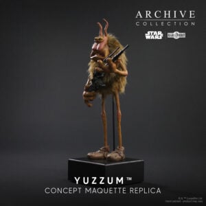 Yuzzum concept maquette replica as seen in the making of Star Wars Return of the Jedi