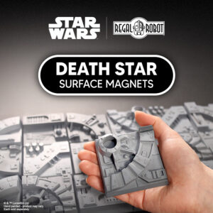 Death Star magnets and displays for ship models and collectibles