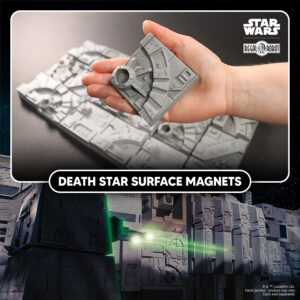 Death Star magnets and displays for ship models and collectibles