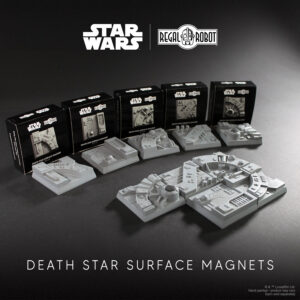 Death Star magnets and displays for ship models and collectibles
