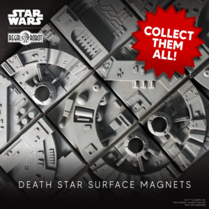 Death Star magnets and displays for ship models and collectibles