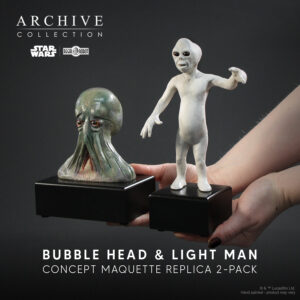 Limited edition Star Wars statues of aliens from Return of the Jedi