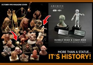 Star wars concept maquette sculpture replicas by Regal Robot