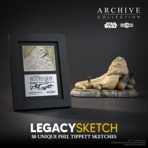 Jabba the Hutt Regal Robot sketch and maquette statue