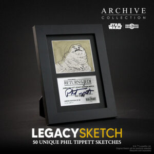 Jabba the Hutt Regal Robot sketch and maquette statue