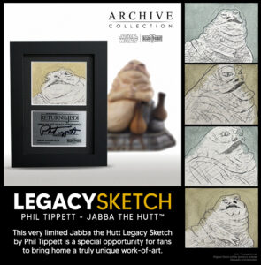 Jabba the Hutt Regal Robot sketch and maquette statue