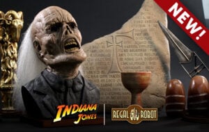 Indiana Jones life sized bust from Last Crusade