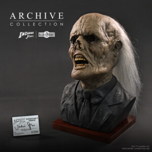 Indiana Jones life sized prop replica bust from Last Crusade