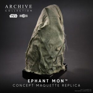 ephant mon figure of the concept statue for the Return of the Jedi alien