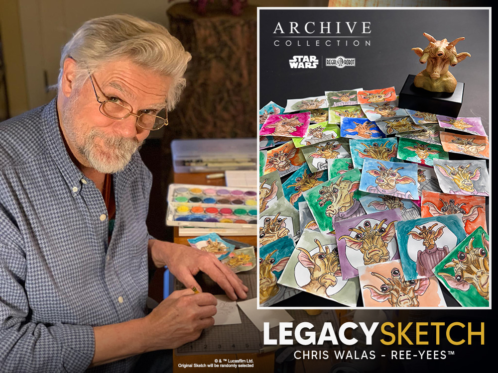 Ree-yees Jabba the Hutt alien concept art for sale