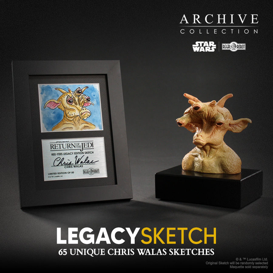 Ree-yees Jabba the Hutt alien concept art for sale