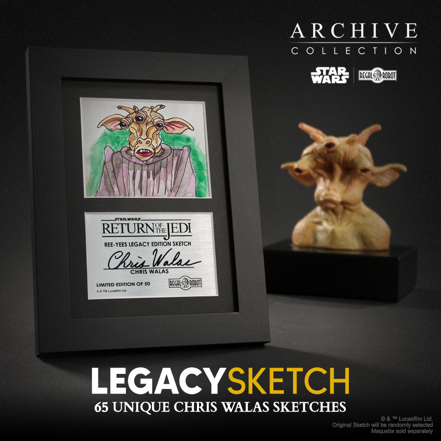 Chris Walas, Gremlins special effects artist made the original Ree-Yees concept for Return of the Jedi