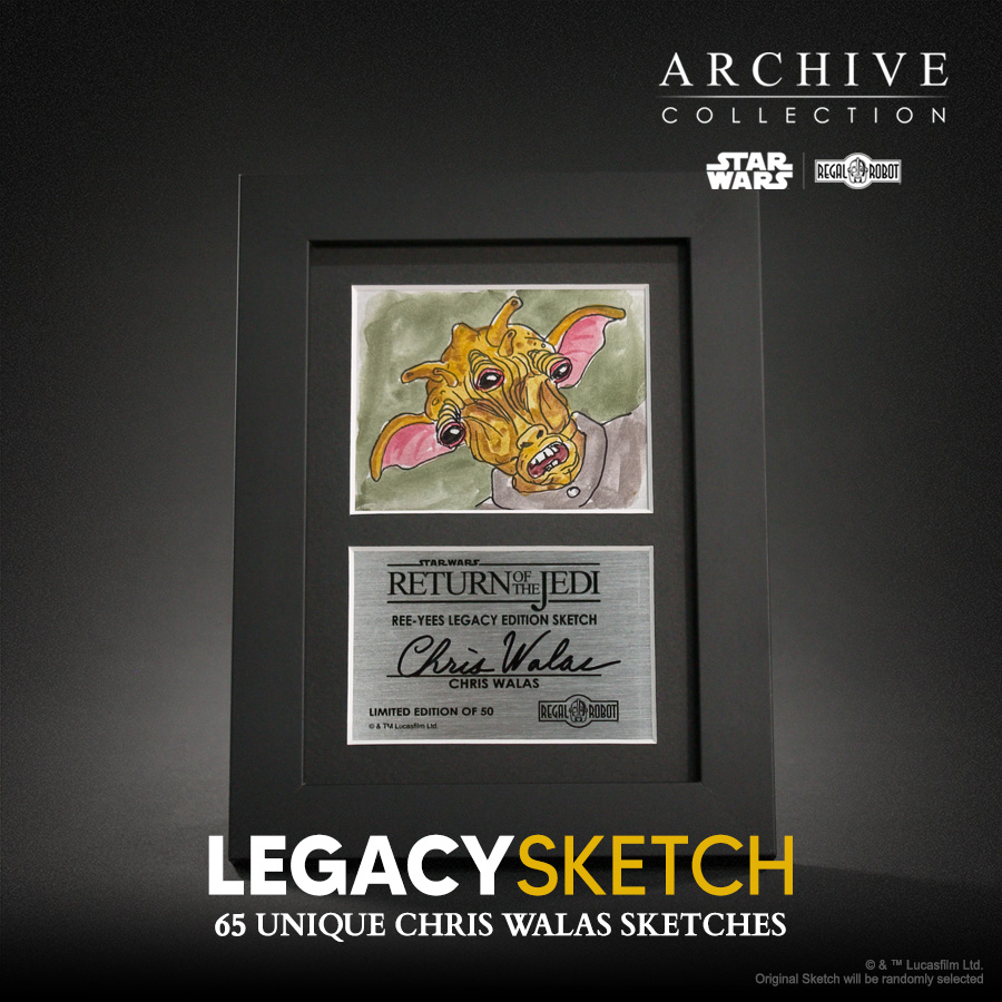 Ree-yees Jabba the Hutt alien concept art for sale