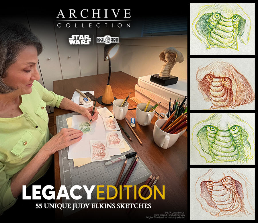 Star Wars Return of the Jedi creature Loje aka Toadstool Terror