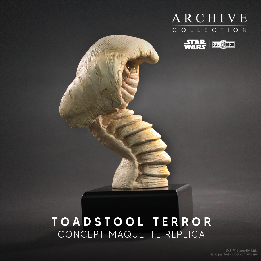 Star Wars Return of the Jedi statue of creature Loje aka Toadstool Terror