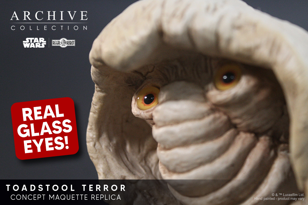 Star Wars Return of the Jedi statue of creature Loje aka Toadstool Terror