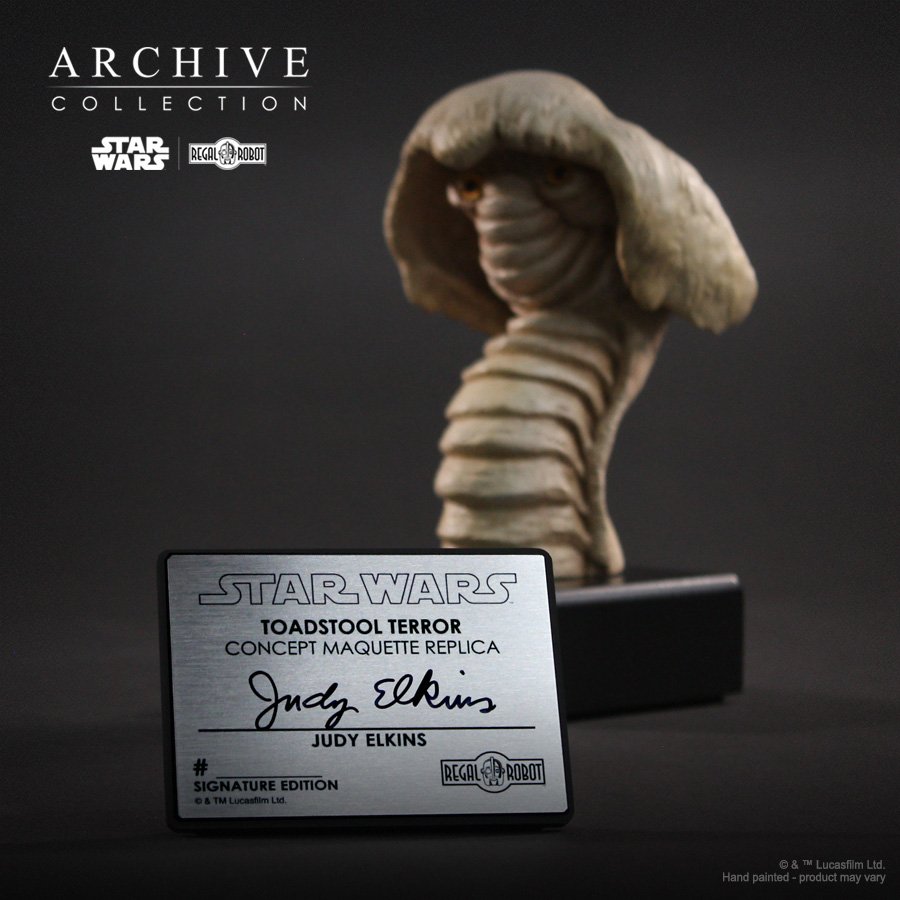 Star Wars Return of the Jedi statue of creature Loje aka Toadstool Terror