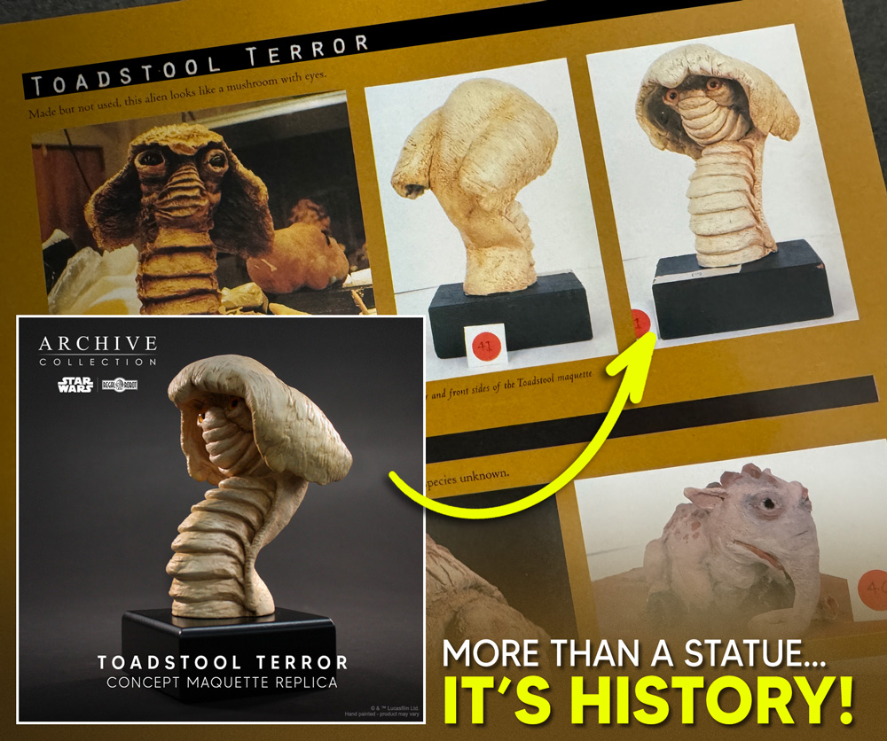 Star Wars Return of the Jedi creature Loje aka Toadstool Terror