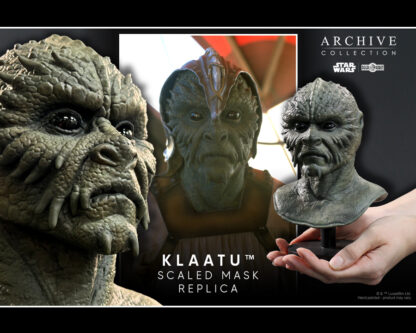 Klaatu mask prop replica of Jabba the Hutt sail barge skiff guard