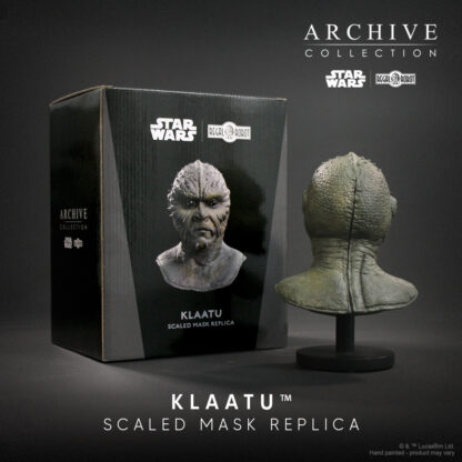 Klaatu mask prop replica of Jabba the Hutt sail barge skiff guard