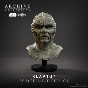 Klaatu mask prop replica of Jabba the Hutt sail barge skiff guard