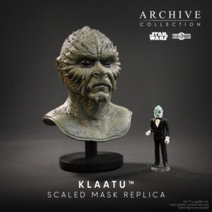Klaatu mask prop replica of Jabba the Hutt sail barge skiff guard