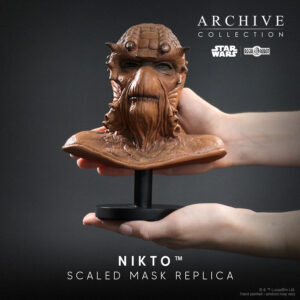 Nikto mask prop replica of Jabba the Hutt sail barge skiff guard