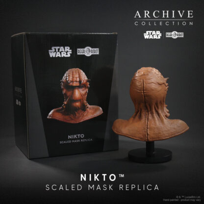 Nikto mask prop replica of Jabba the Hutt sail barge skiff guard