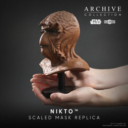 Nikto mask prop replica of Jabba the Hutt sail barge skiff guard